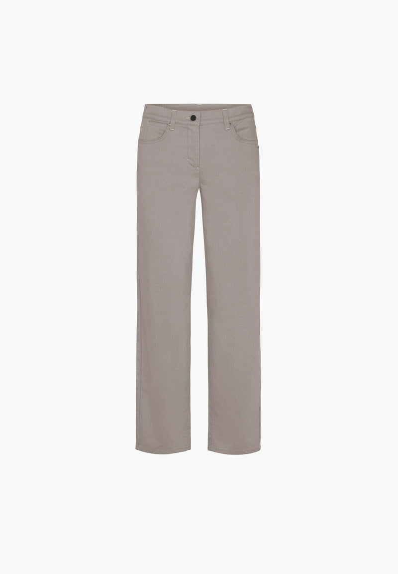 Amelia Straight - Medium Length - Grey Sand