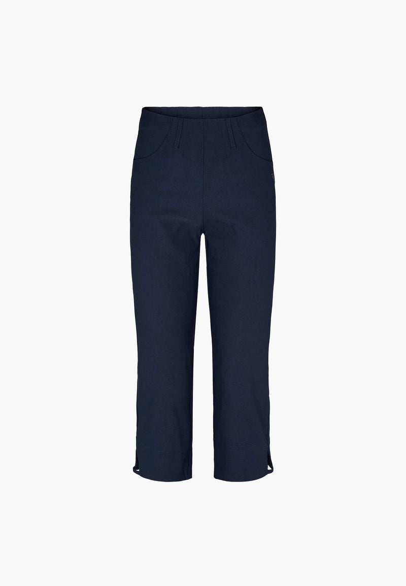 Anabelle Regular Capri Medium Length - Navy