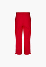 Anabelle Regular Capri Medium Length - Red