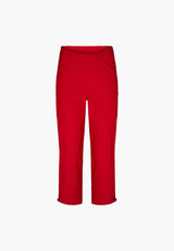 Anabelle Regular Capri Medium Length - Red