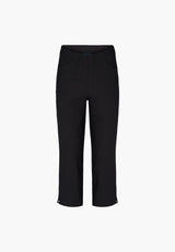 Anabelle Regular Capri Medium Length - Black