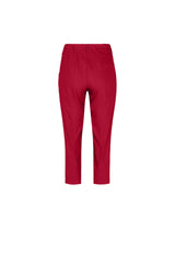 Elizabeth Slim Capri Medium Length - Red