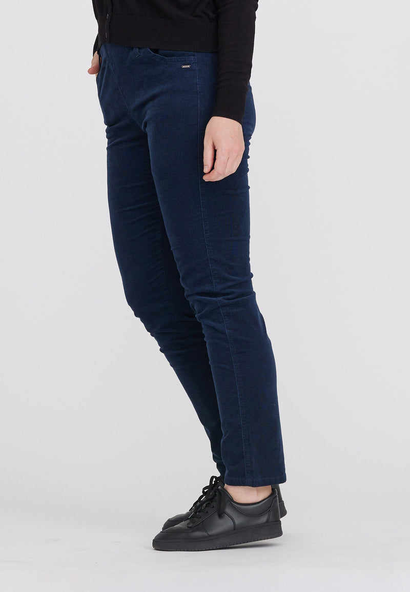 Kelly Regular Sametti - Medium Length - Navy