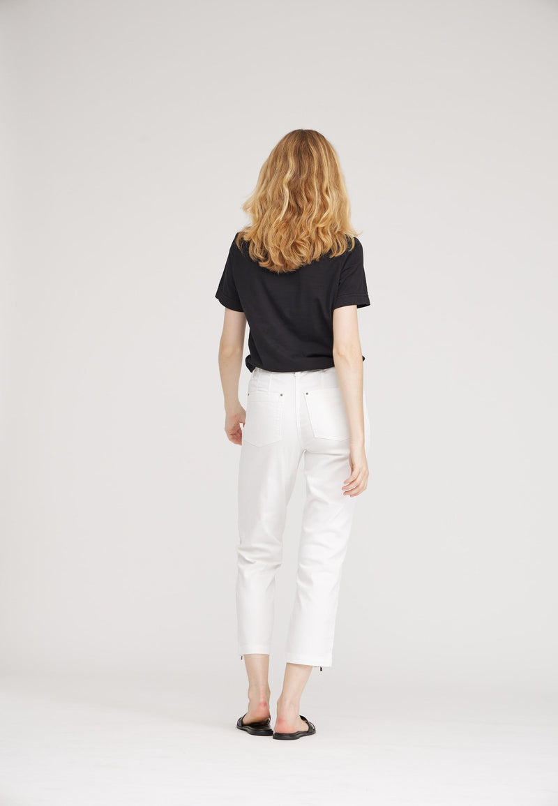 Piper Regular Cropped - White