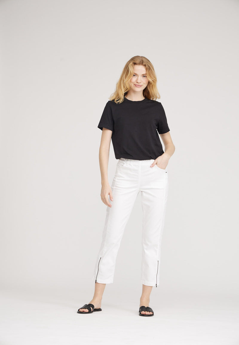 Piper Regular Cropped - White